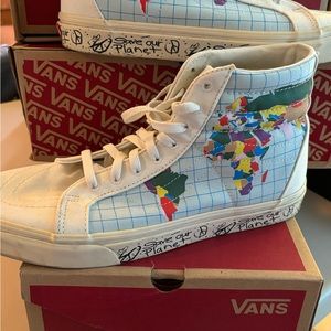 Vans, Sk8-HI Reissue, Save Our Planet, Canvas, US Men 10.0